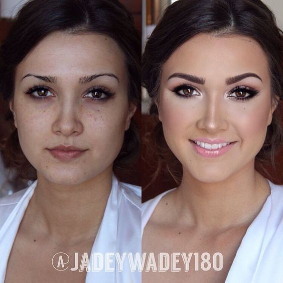 Maquillaje para novias: Antes y Después 2
