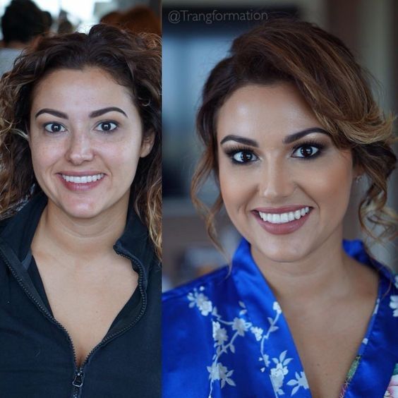 Maquillaje para novias: Antes y Después 5