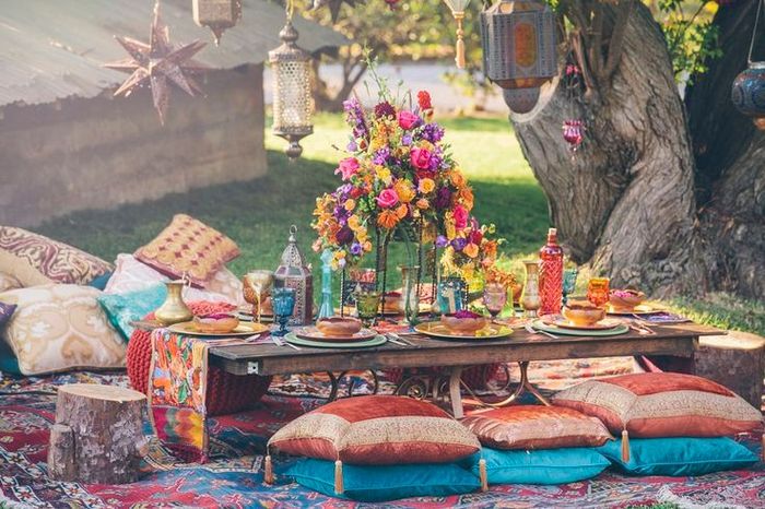 Mesas para Boda estilo Boho Chic 5