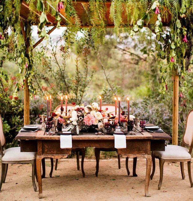 Mesas para Boda estilo Boho Chic 10