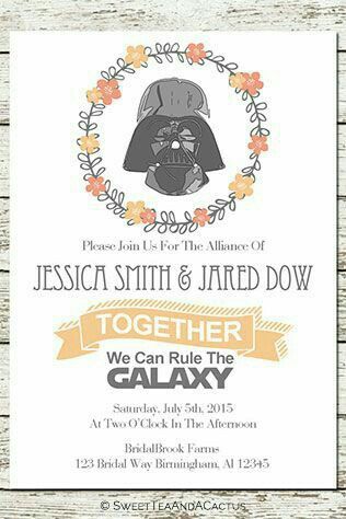 Invitaciones: Boda Star Wars 4