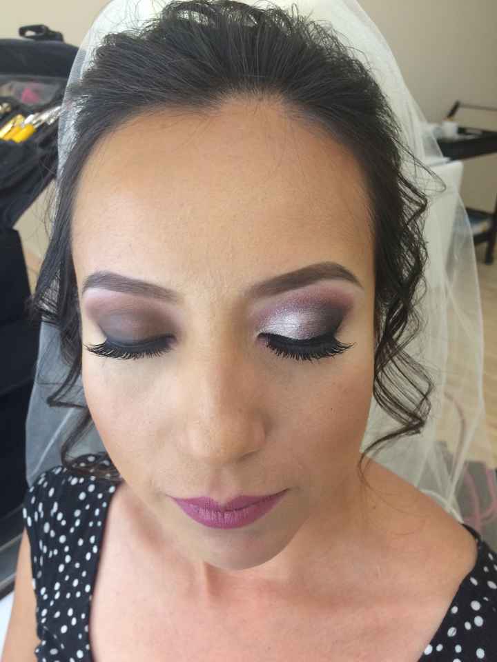 Hoy mi prueba de maquillaje y peinado😍 - 2