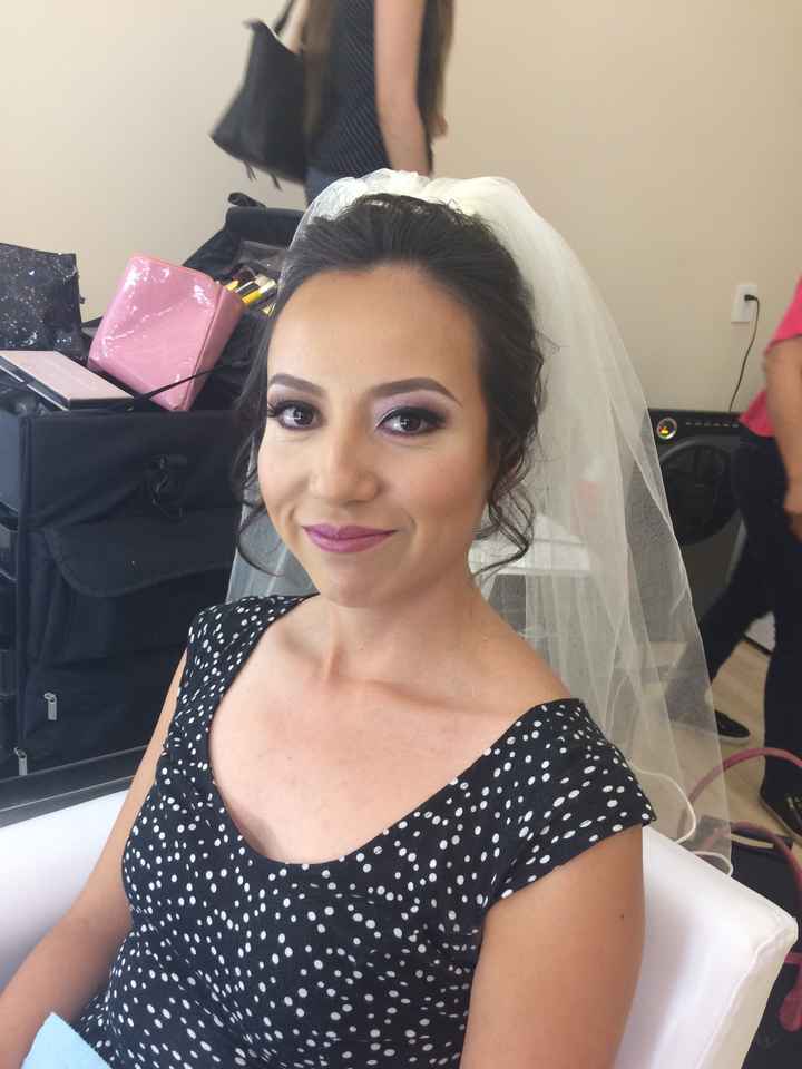 Hoy mi prueba de maquillaje y peinado😍 - 4