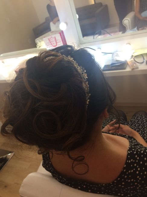 Hoy mi prueba de maquillaje y peinado😍 - 3