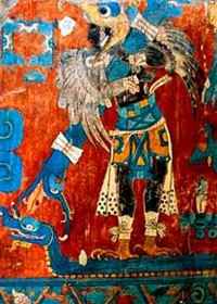 pintura rupestre Cacaxtla