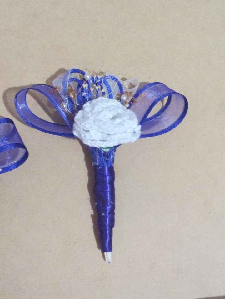 Boutonniere para mi papa y mi suegro