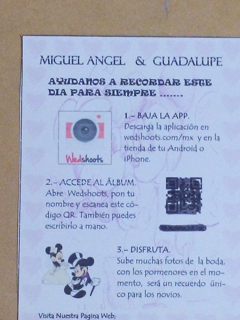 Invitación Webshoots