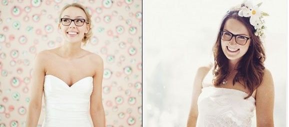 maquillaje y peinado novias con lentes de armazon!!
