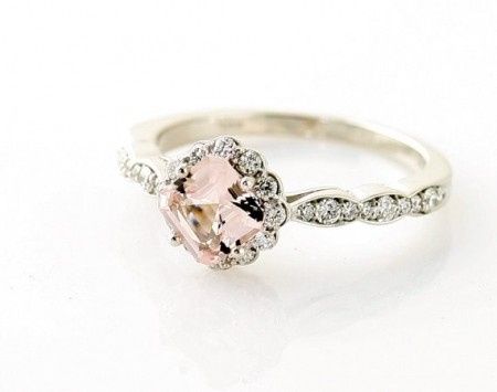 Asscher Morganite