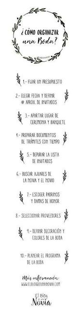  Me caso y no tengo idea de por donde empezar! - 2