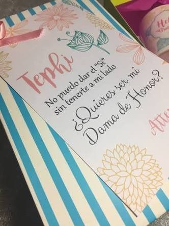  Que detalle puedo hacer para pedirles a mis damas que me acompañen???  Ideas plis - 7