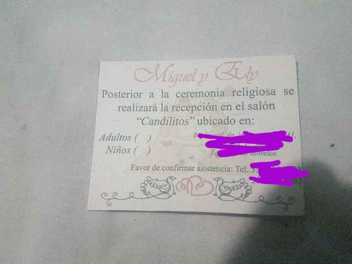 Invitaciones para boda religiosa  listas!!! - 6