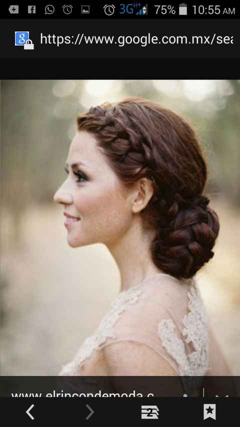 Peinado para el tipo de vestido de novia - 6
