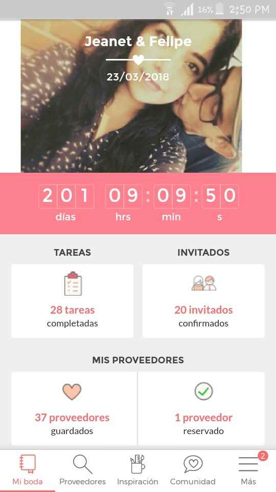  Cuanto tiempo falta para su gran día 😍😍😍 - 1