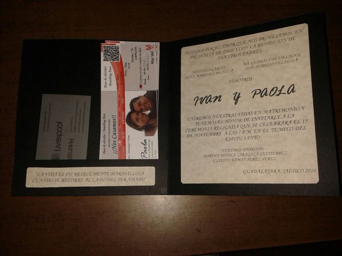 43 dias...... Mis invitaciones y boletos - 2