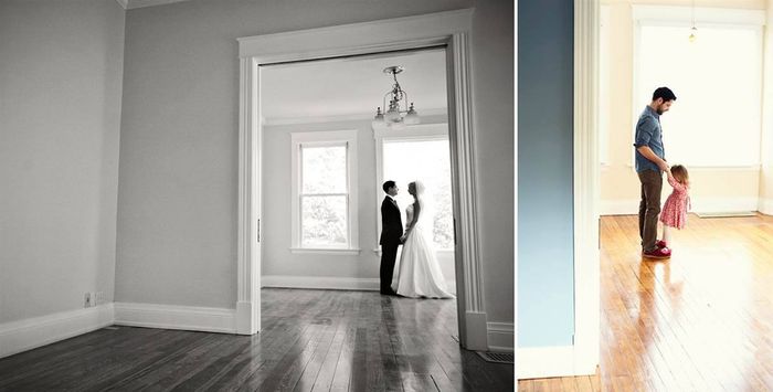 Papá recrea las fotos de su boda con su hija - 3