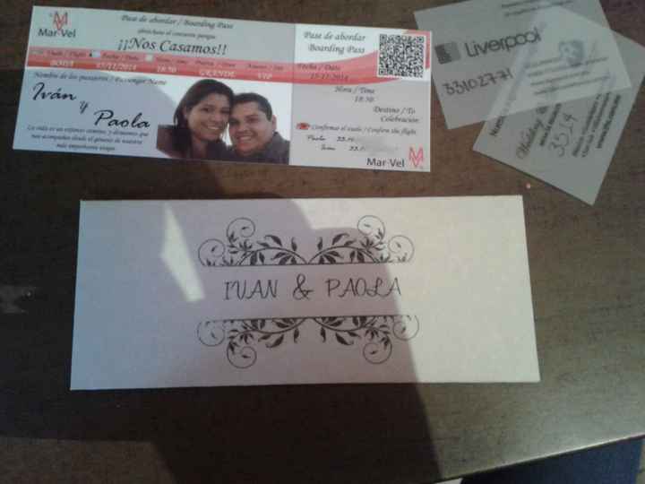 43 dias...... Mis invitaciones y boletos - 3