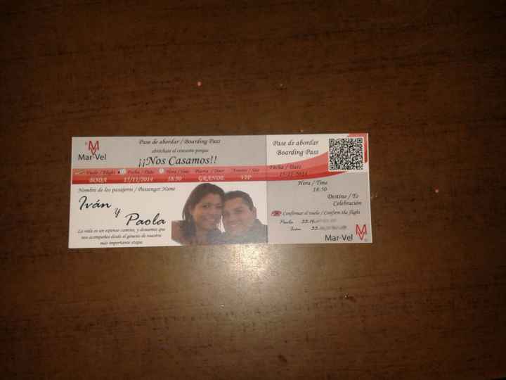 43 dias...... Mis invitaciones y boletos - 4