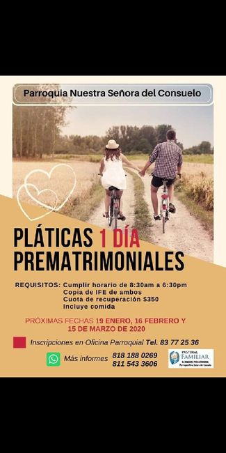 Pláticas prematrimoniales - 1