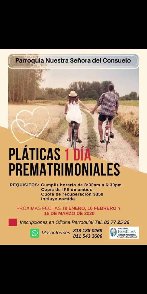Pláticas prematrimoniales - 1