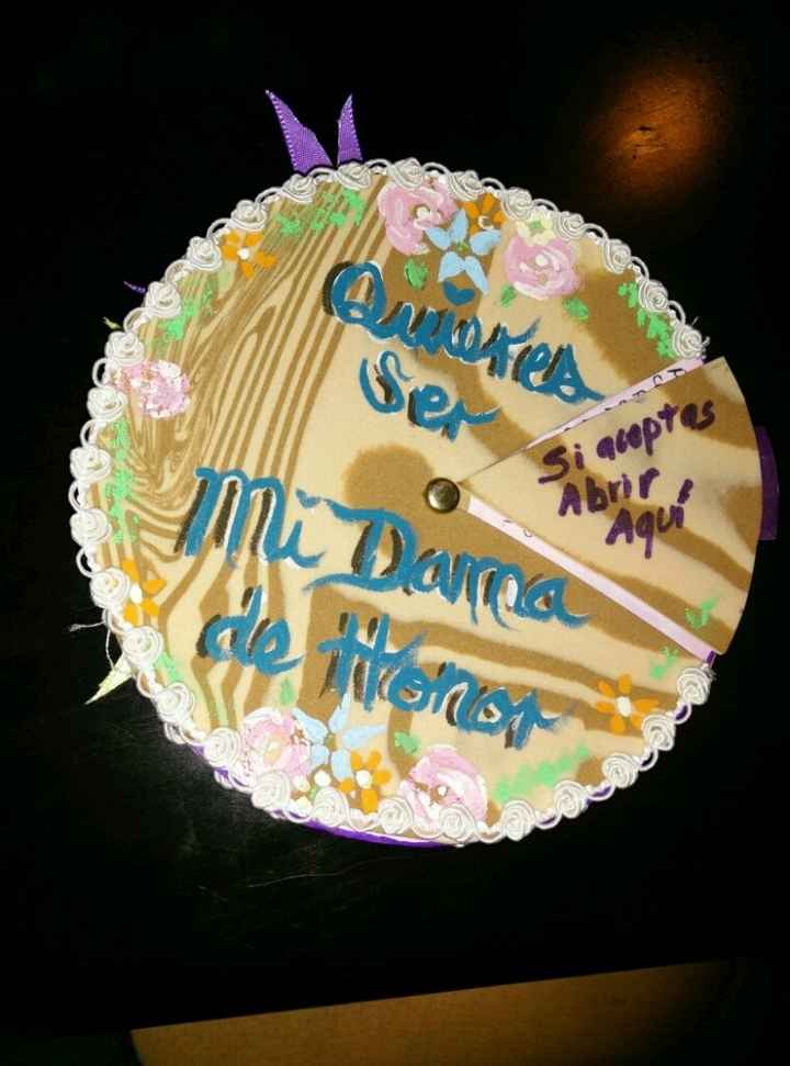 Mis invitaciones diy a damas de honor :d - 1