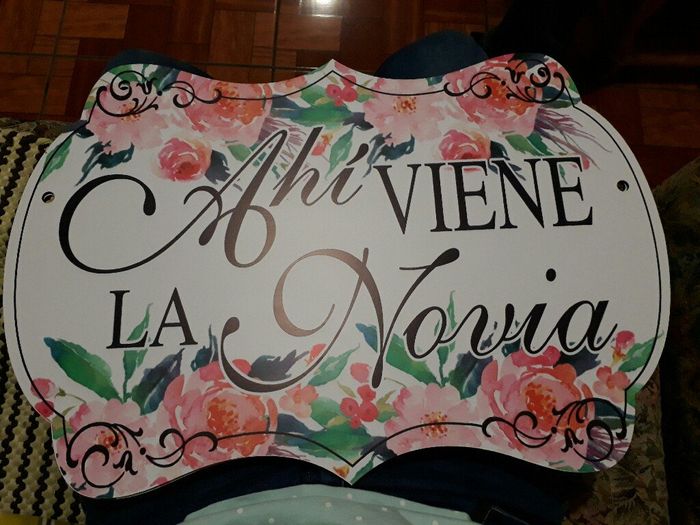 Anunciando ala novia - 1