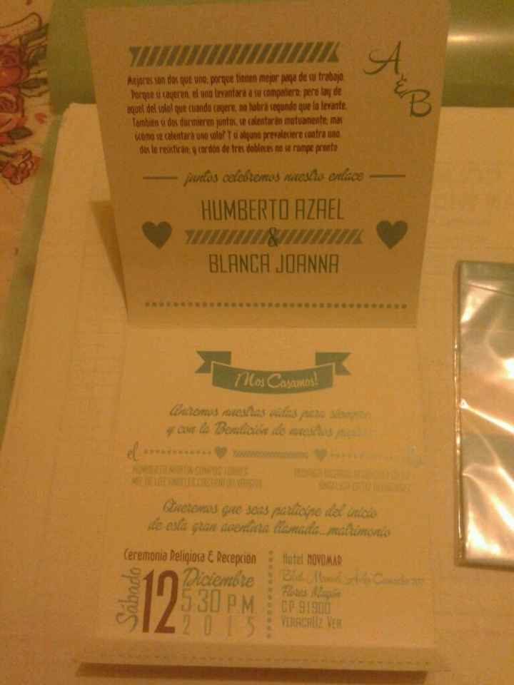 M & s  nuestras invitaciones - 1