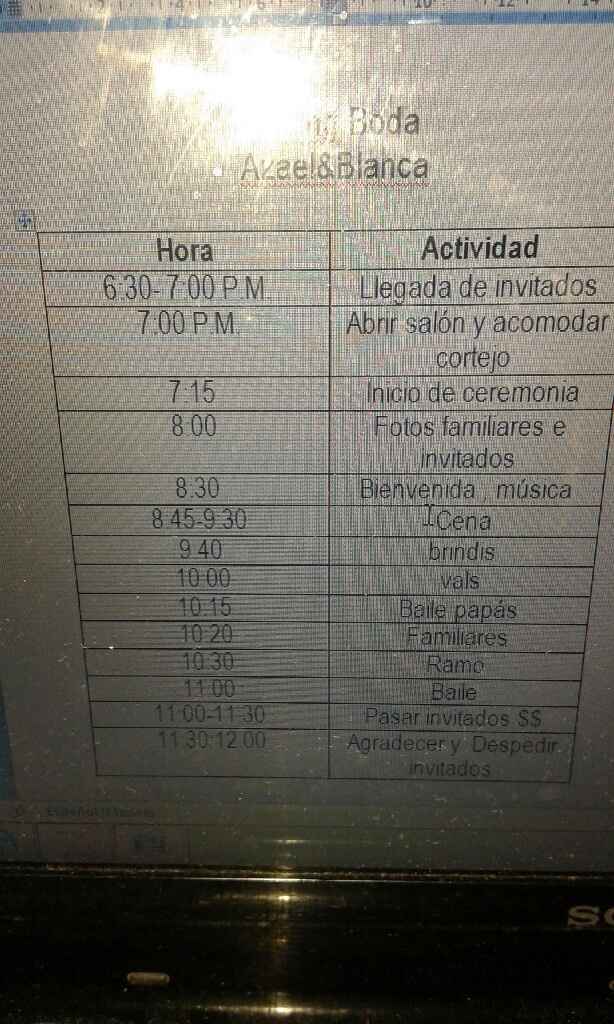 El timing de mi boda - 1