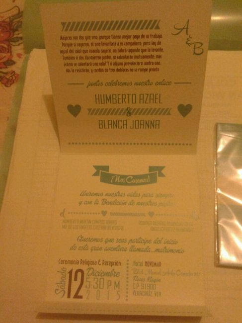 M & s  nuestras invitaciones - 1