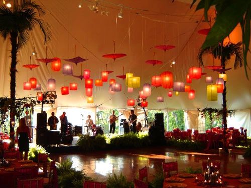 Decoracion sombrillas