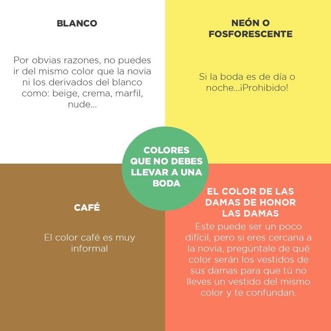 Colores prohibidos para invitados 1