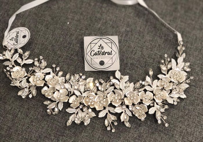 Velo y tocado listos!! 2