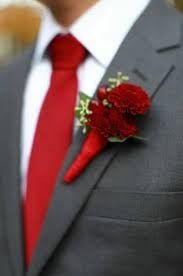Colores: corbata del novio en rojo 1