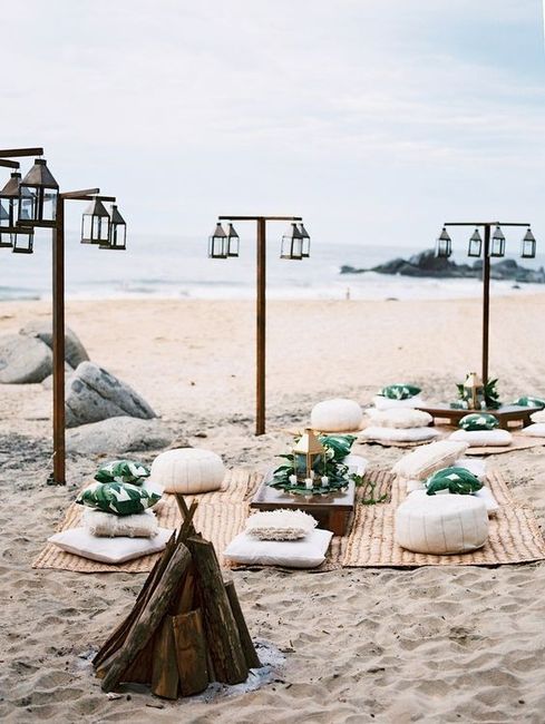 Area de descanso playa