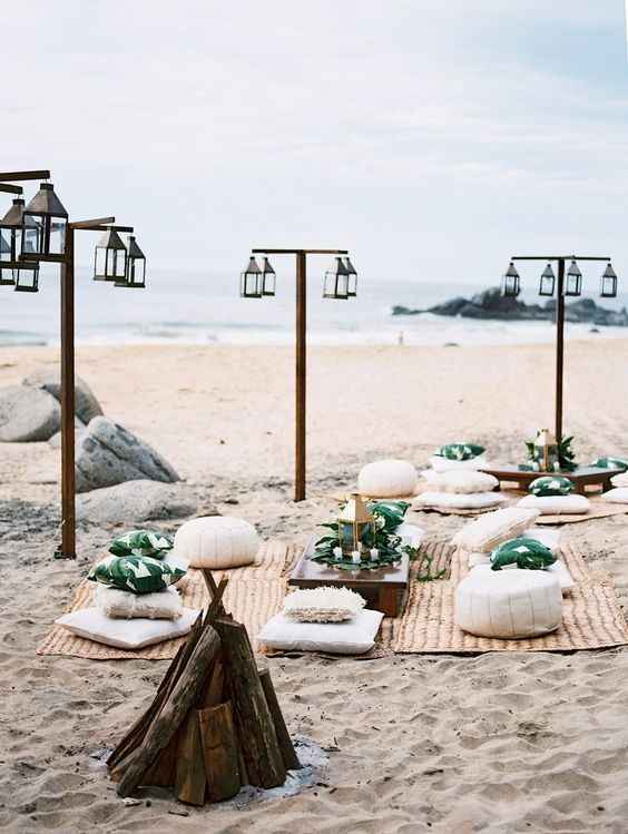 Area de descanso playa