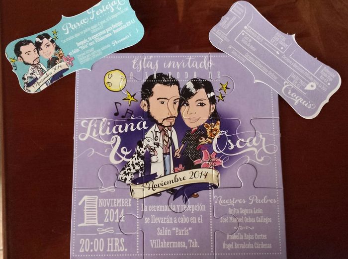 Invitaciones para nuestra boda  - 1