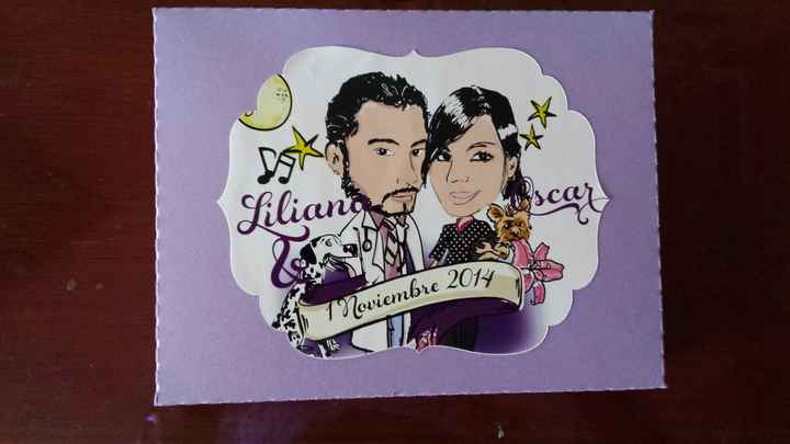 Por fin llegaron!! mis invitaciones :D - 1