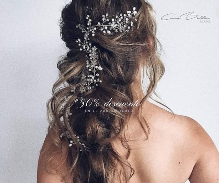 ¿Qué les parece mejor, usar velo o algún tipo de tocado en el cabello? - 1