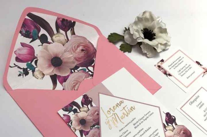 Boda primaveral: Invitaciones - 1