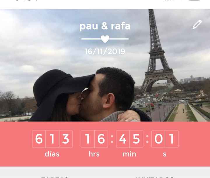 ¿Cuánto falta para que se casen? - 1