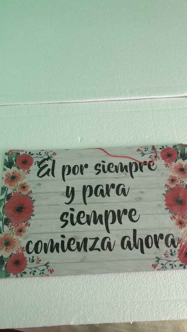 Rally - letrero allí viene la novia - 2