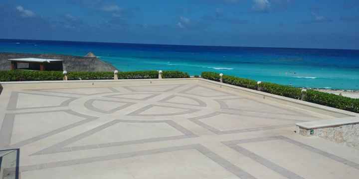 Terraza para la ceremonia