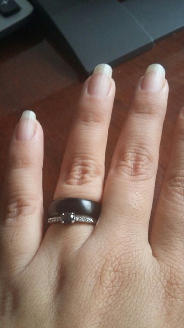  Anillos de compromiso 💍 con diamante 💎 negro !!! - 1