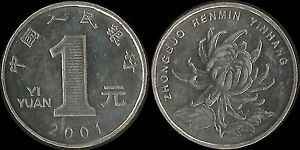 Moneda de 1 Yuan