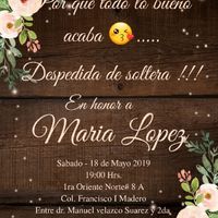 Invitacion Despedida  de soltera 😎😎😎 - 1