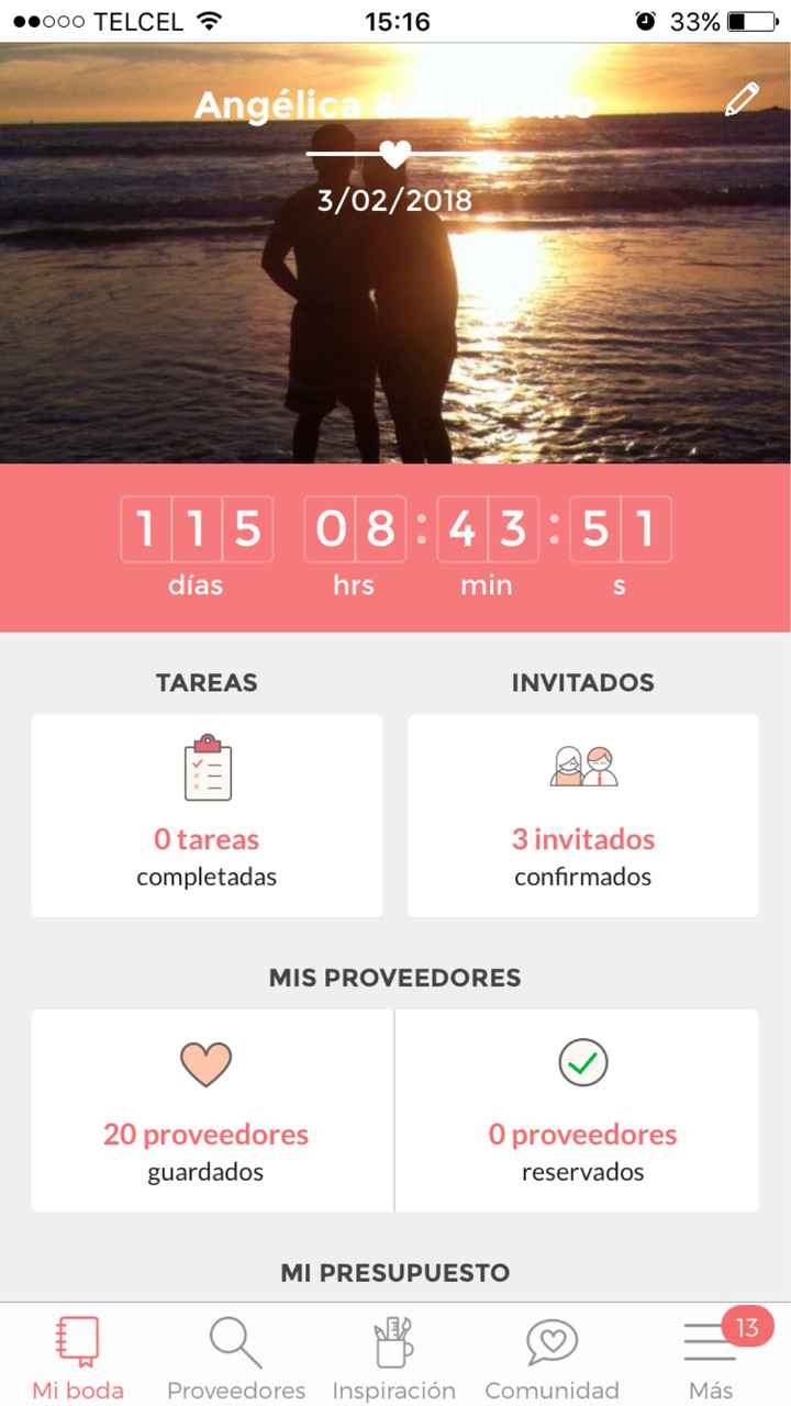 ¿Cuántos días faltan para tu día B? - 1