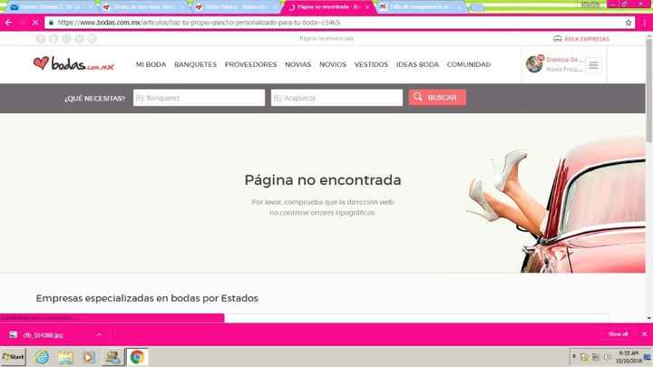 Error dado en la seccion DIY