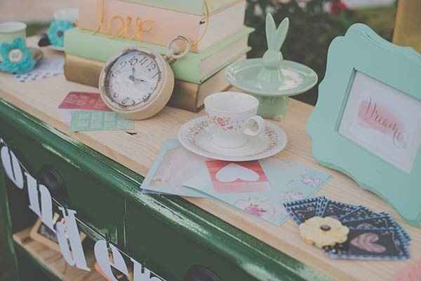 Decoracion de mesa para firmas