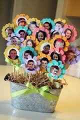 Fotos de las invitadas en flores.