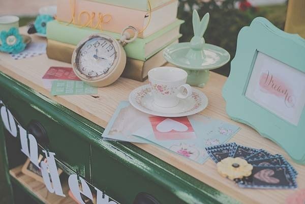 Decoracion de mesa para firmas